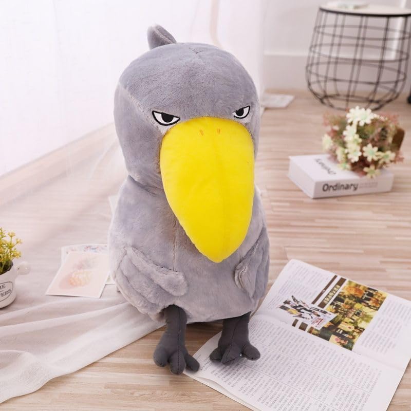 Rakuten - ＼SALE 1点5％OFF 2点10％OFF／ハシビロコウ ぬいぐるみ 雑貨 縫い包み 鳥抱き枕 添い寝 寝かしつけ やわらかい クリスマス バレンタイン 誕生日 お祝いプレゼント グ
