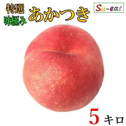 8月上旬〜中旬 特選 あかつき 桃 減農薬 長野県産 5キロ レビューを書いたら200円クーポン