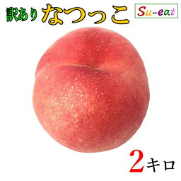 8月中旬〜下旬　なつっこ　訳あり 桃 減農薬 長野県産 2キロ　レビューを書いたら200円クーポン