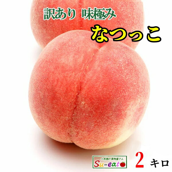 8月上旬〜中旬 桃 なつっこ 訳あり 減農薬 長野県産 2キロ レビューを書いたら200円クーポン