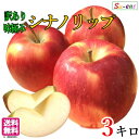 8月上旬〜中旬　シナノリップ　訳あり りんご 減農薬 長野県産 3キロ　レビューを書いたら200円クーポン