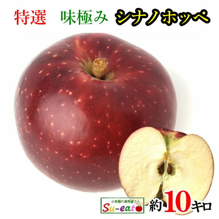 りんご 10月下旬〜11月中旬　特選　シナノホッペ　りんご 減農薬 長野県産 10キロ　レビューを書いたら200円クーポン