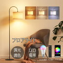 【2025新品】フロアライト 間接照明 フロアスタンド LEDランプ 照明器具 調光調色 組み立て式 電球付き リビングルーム用 フィットスイッチ インテリア照...