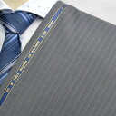 【A】:お好みの素材:POAMS74323 Martin Sons SUPER100’ビッグサイズ(bigsize)の方に最適:ライトグレー色のストライプ柄合...