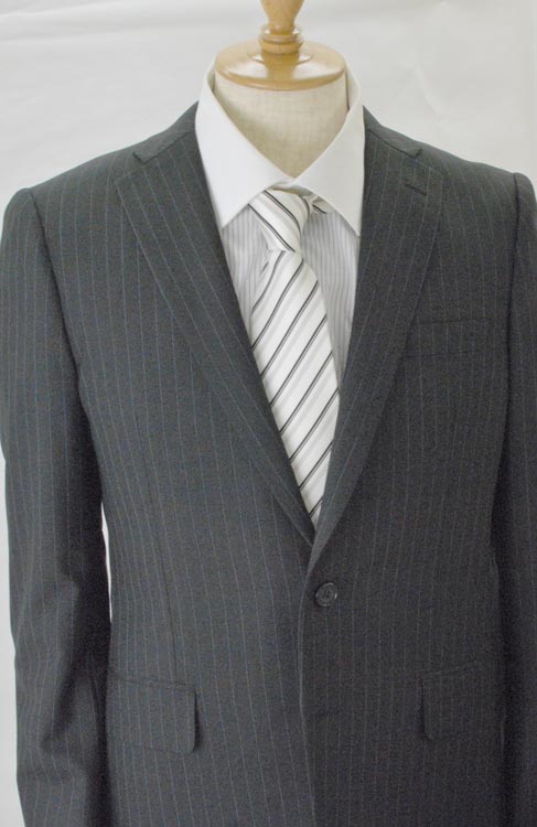 日本製*春夏用*A5A6サイズのみ　ノータック　スリムスーツ：2B×1　RM217F★パンツ裾未処理