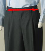 メンズスラックス 〇5cm未満のウエスト直し:R222 当店で購入した商品のお直し★お直し方式の未選択は試着前直し(B方式)となります 他店商品は不可/お直し後...