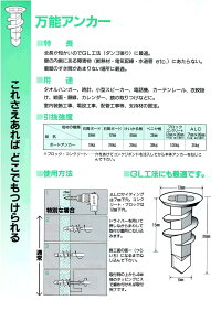 コクサイボードアンカー万能アンカー(簡易梱包1本入)