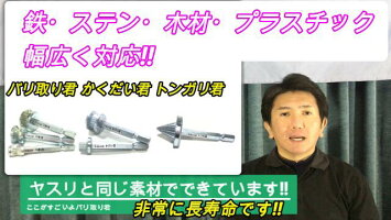 コクサイバリ取り君9mmステン対応インパクトドライバー対応トリム裏バリ六角軸ヤスリ面取り