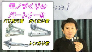コクサイバリ取り君9mmステン対応インパクトドライバー対応トリム裏バリ六角軸ヤスリ面取り