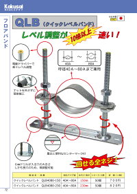 水道配管支持金物クイックレベルバンド全ネジ高230mm1個