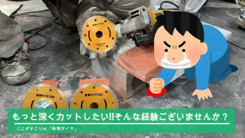 コンクリートカッター極薄ダイヤ105(4インチ)1枚組ダイヤモルタルブロック石材瓦タイル切り込みレンガALC溝入れツラ切りキワ切りボス付塩ビ管薄刃サンダーグラインダー集塵