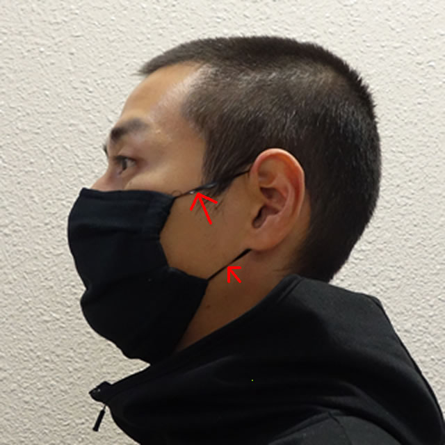 マスクゴム 手芸 日本製 マスク耳掛け用バンド 折径110mm 洗浄 黒 10g（約50本）マスク紐部分 代用 材料 ハンドメイド 手作り リング状 バンド ウイルス対策