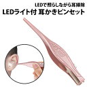 楽天セレクトショップKK＼50％offクーポン有／ 耳かきピンセット LEDライト付き 子供 子ども 耳かき 耳掃除 ピンセット ステンレス 光る ライト 明るい よく見える 耳掻き みみかき 耳垢 耳鼻科 イヤークリーナー ボタン電池 LR41 LED