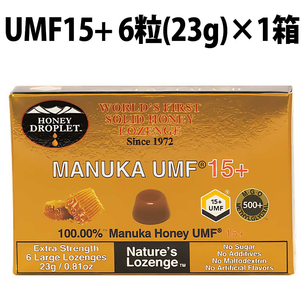 マヌカハニー キャンディ UMF 15+ 1箱 6粒 Hon