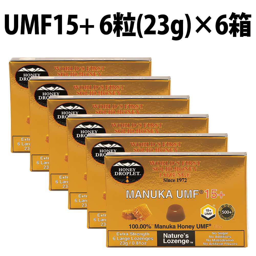 マヌカハニー キャンディ UMF 15+ 6箱 36粒 Ho