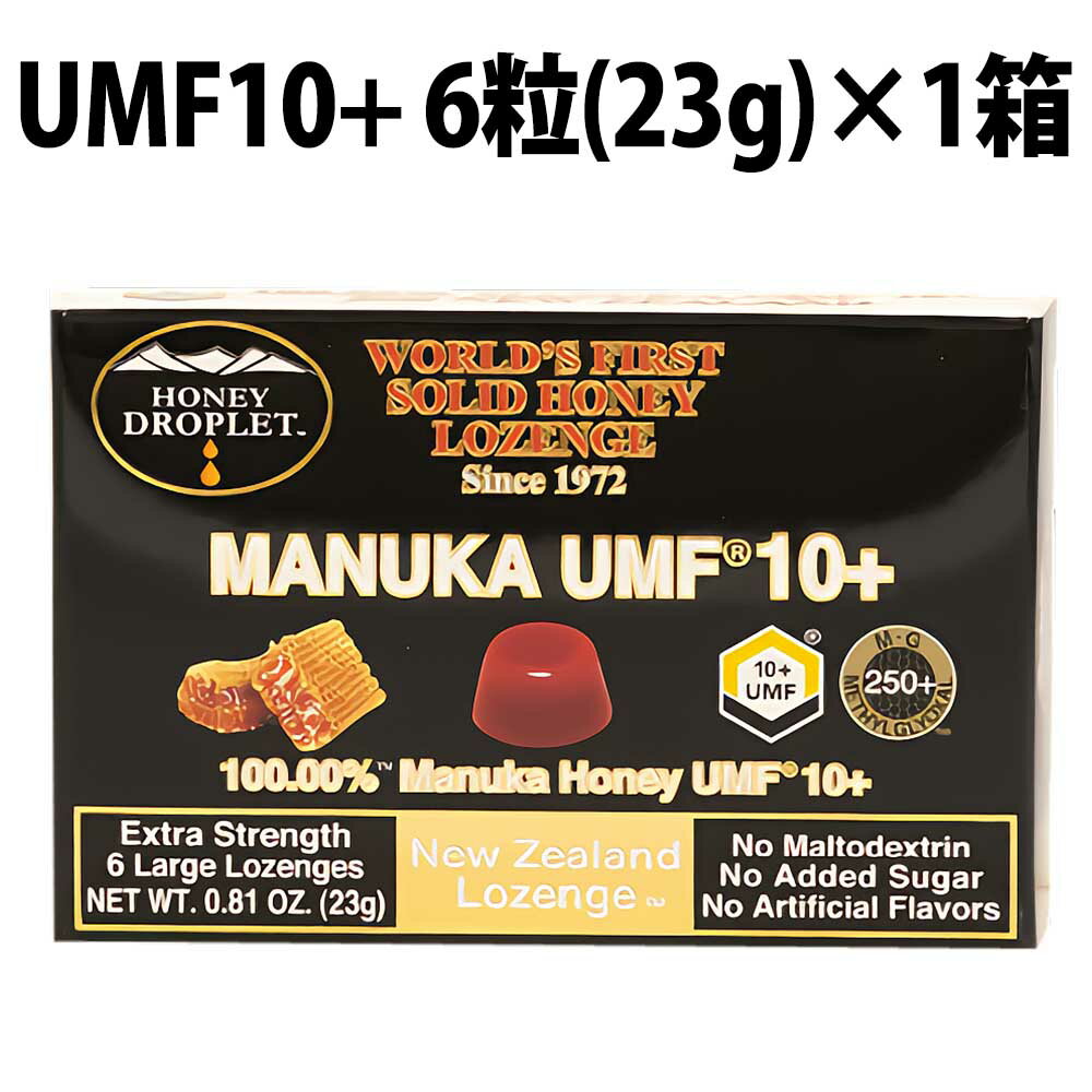 マヌカハニー キャンディ UMF 10+ 1箱 6粒 Hon