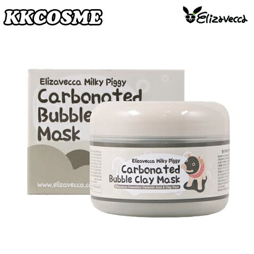 Elizavecca エリザベッカ Milky Pigg Carbonated Bubble Clay Mask ミルキーピギー 炭酸 バブル クレイ パック 韓国ブランド 韓国コスメ