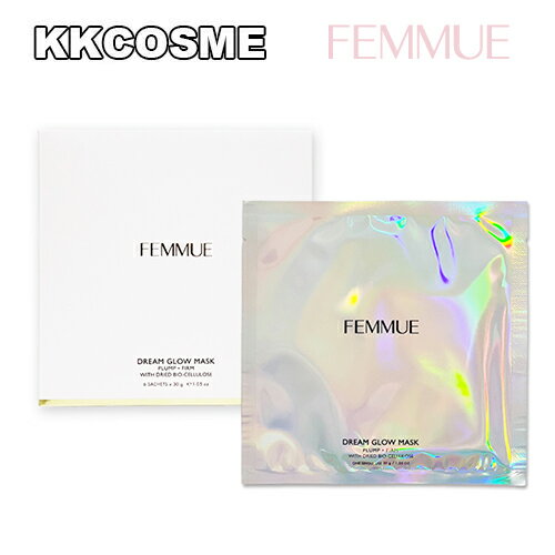 femmue ファミュ ドリームグローマスク 30g 6枚入り 活力・光彩 ボリューム・弾力 韓国コスメ 正規品 送料無料