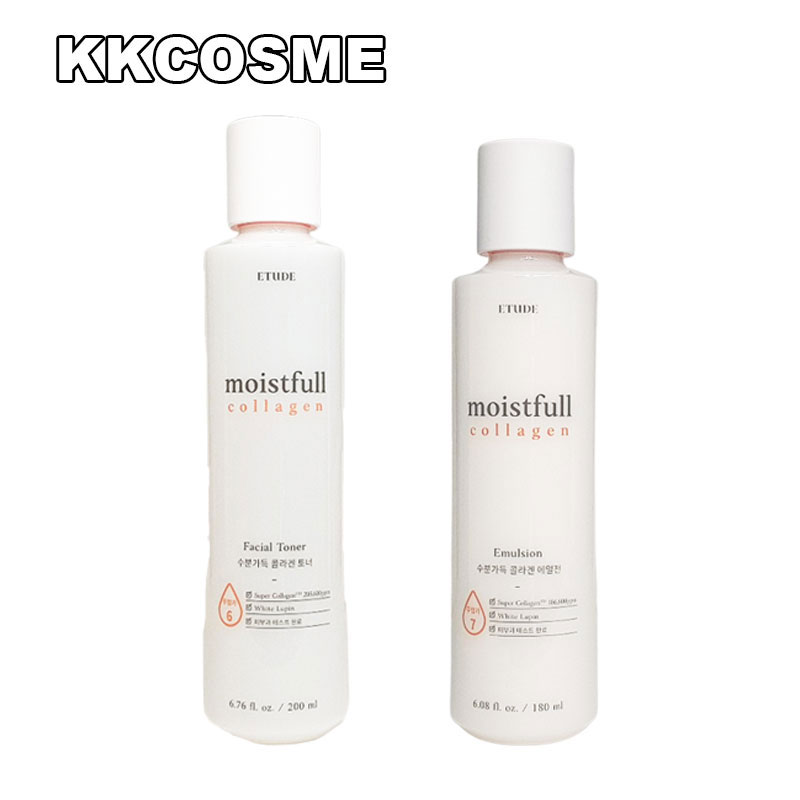 etude エチュード モイストフルコラーゲン トナー 200ml エマルジョン 180ml モイス