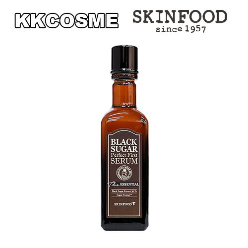 SKINFOOD スキンフード ブラックシュガーパーフェクト ファーストセラム ザ エッセンシャル 120mL 美容液 スキンケア 単品 正規品 韓国コスメ