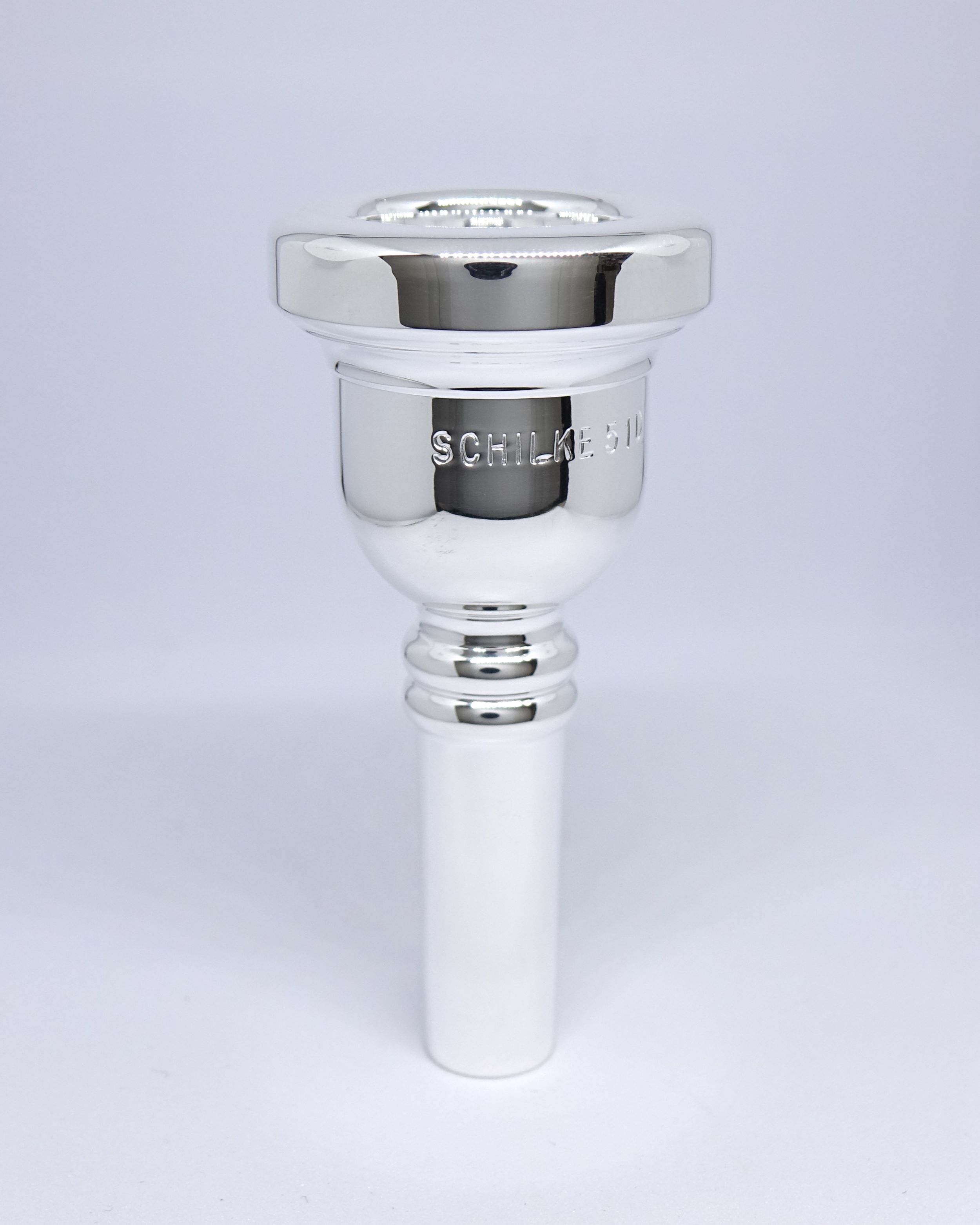 超美品　シルキー　トロンボーンマウスピース　51C4 銀メッキ　太管 Schilke シルキー 51C4 細管 トロンボーン ユーフォニアム マウス