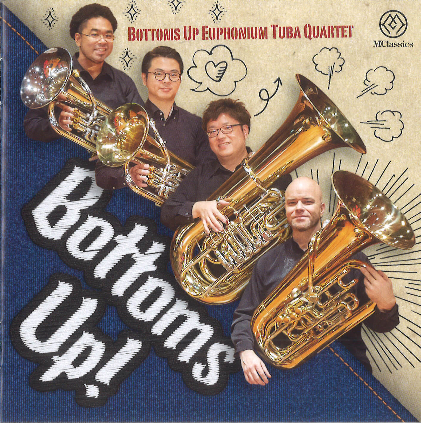 CD／ユーフォニアム・テューバ ボトムズ・アップ・ユーフォニアム・テューバ・カルテット「Bottoms Up!」