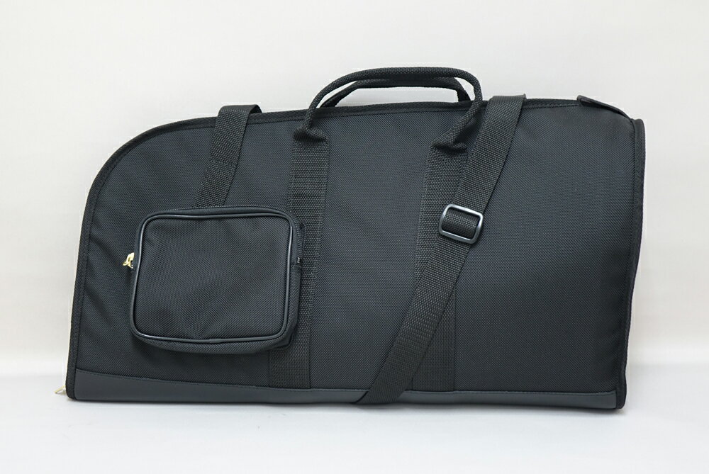 スコット材を使ったフリューゲルホルン用ソフトケース。ショルダー付き。