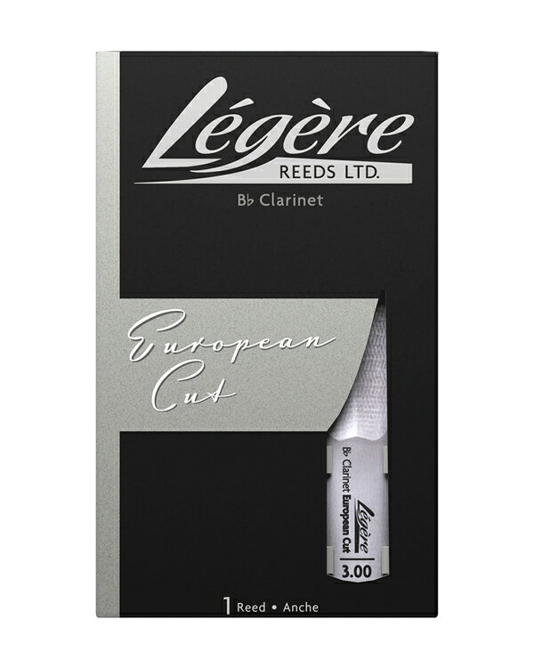B♭クラリネット用樹脂製人工リード LEGERE（レジェール）ヨーロピアンカットシリーズ