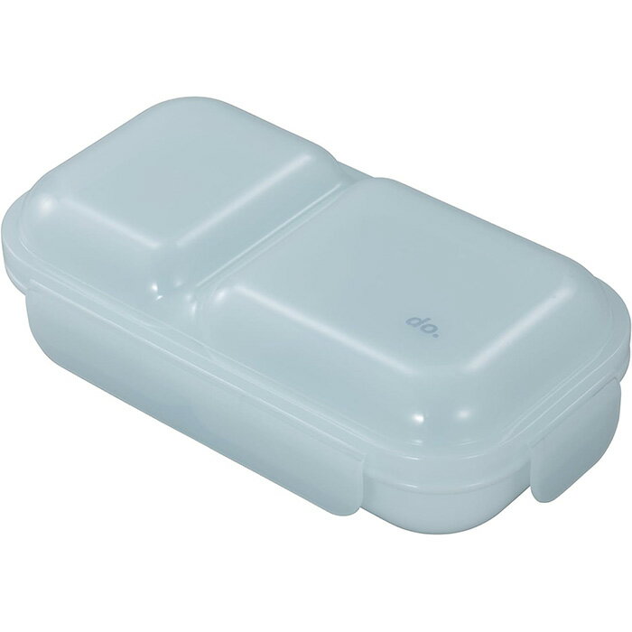 シービージャパン 弁当箱 ふんわり 盛り付けしやすい ドーム蓋 400ml ブルー 4点ロックでしっかり固定 Wシーリングで汁漏れしにくい ドームマン 400 DSK