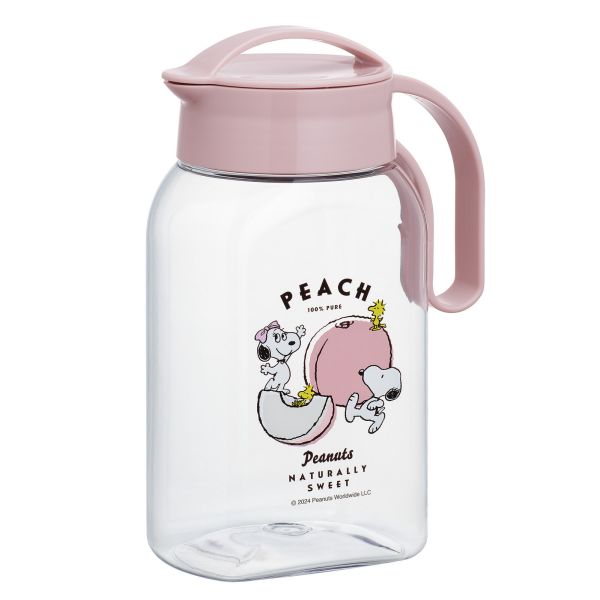 岩崎工業 縦横ピッチャー 1.8L スヌーピー スクリュー式 K-1282NP 冷水筒