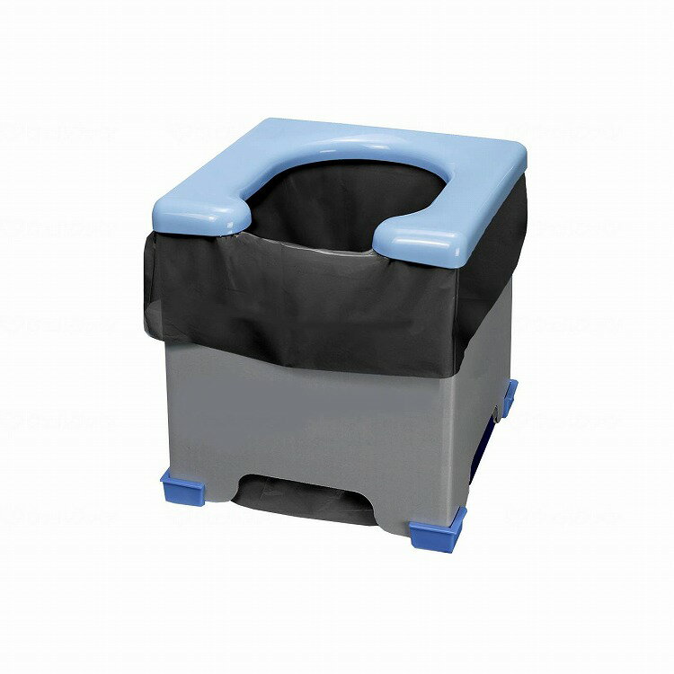 サンコー 非常用 簡易トイレ ポンチョ1枚・凝固剤5個・袋5個セット R-39 【防災 備蓄 緊急 対策】