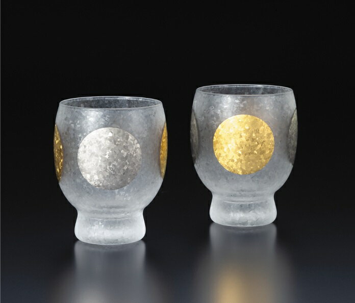 アデリア 日月サケグラス ペアセット S-6310 【日本製 冷酒 日本酒 グラス おちょこ ワイングラス ガラ..