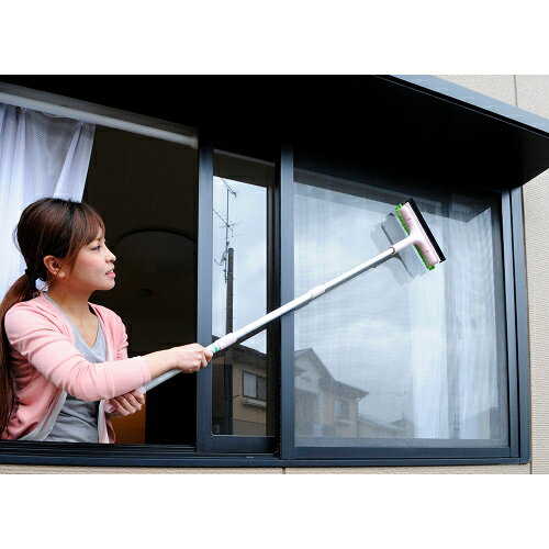 アズマ工業 TK伸縮自在 ガラス網戸ワイパー 【網戸掃除 網戸ブラシ 拭き幅約25cm ...
