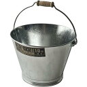 土井金属化成 トタンバケツ 10型 【ばけつ 屋外 丈夫 DIY 掃除 レトロ 清掃 掃除用品 トタン製】