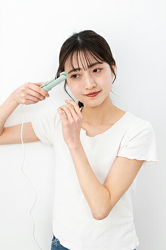 ドリテック キャップ付き USBヘアアイロン グリーン HI-100 GN 【dretec ヘア アイ...