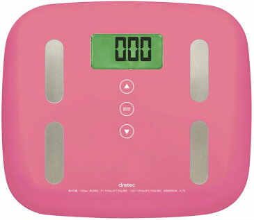 ドリテック 体組成計 ピエトラプラス ピンク BS-238PK