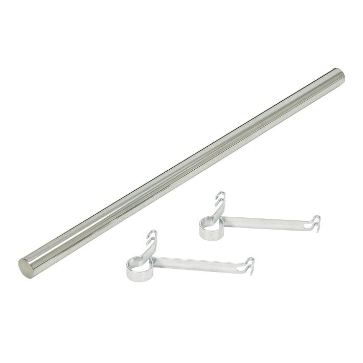 エレクター ベーシックシリーズ ハンガーパイプ&ブラケット 750mm用 BHF720 【直送 代引不可 ERECTA BASIC SERIES 棚 組み立て カスタム 自在 おしゃれ スタイリッシュ 新生活 引っ越し】