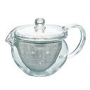 ハリオ CHJMN-30T 茶茶急須 丸 300ml 【耐熱ガラス 透明 クリア 色が見える お茶ポット レンジ対応 HARIO 新生活】