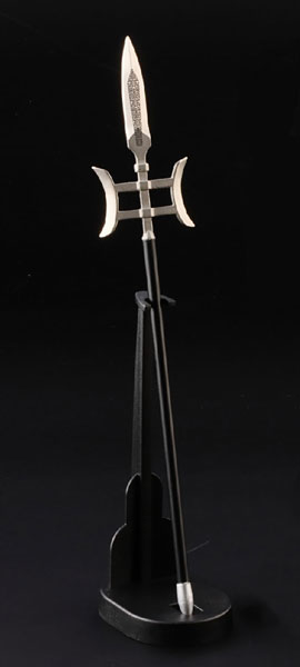 ニッケン刃物 方天画戟 ペーパーナイフ ダンボールオープナー スタンド付き 三国志 呂布 モデル HG-28L 【日本製 カッター 切れ味 抜群 段ボール 封筒...