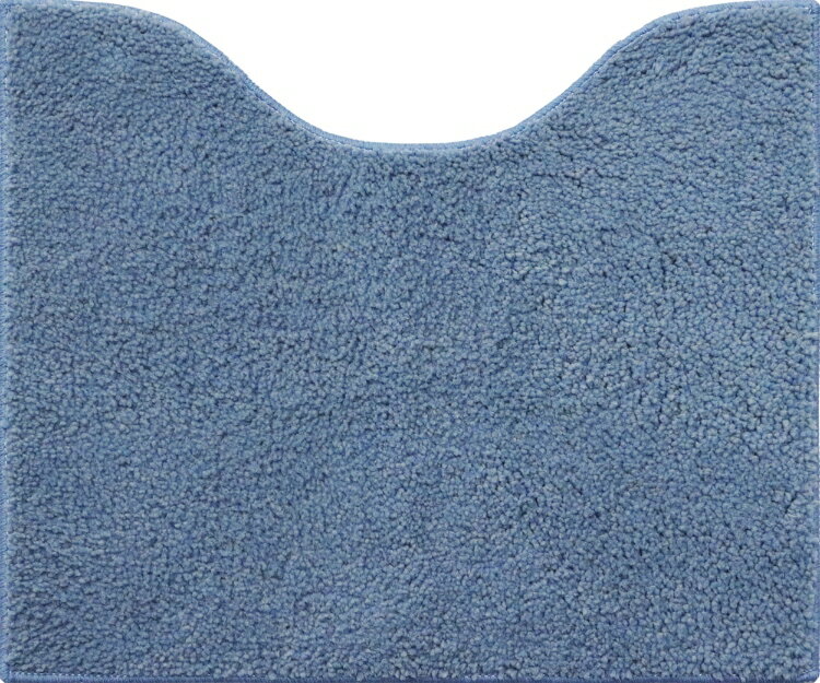 オカトー ナチュラル トイレマット 50×60cm プレーンブルー 【トイレタリー すべり止め トイレ用品 シンプル おしゃれ 1人暮らし 新生活】