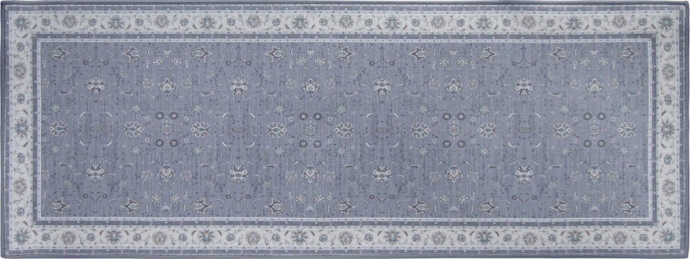 オカトー Khastan ペルシャ絨毯風 インテリアマット 45×120cm グレー 【インテリア...