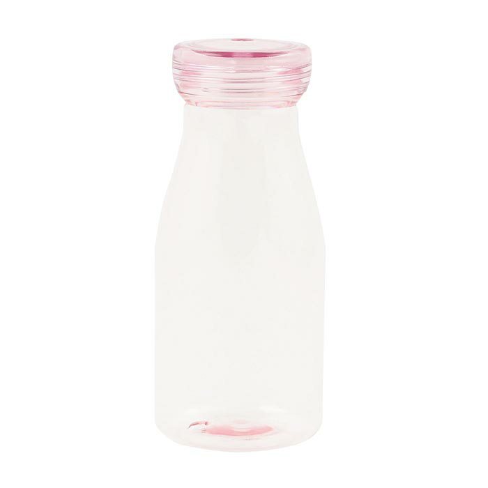 パール金属 HB-3722 クリアアシスト PCアクアボトル450ml(クリアピンク) 直飲み　ダイレクトボトル