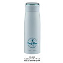パール金属 MA-2346 ディズニー MPパーソナルボトル 450ml ブルー(リロ&スティッチ/サーフ) 保温保冷