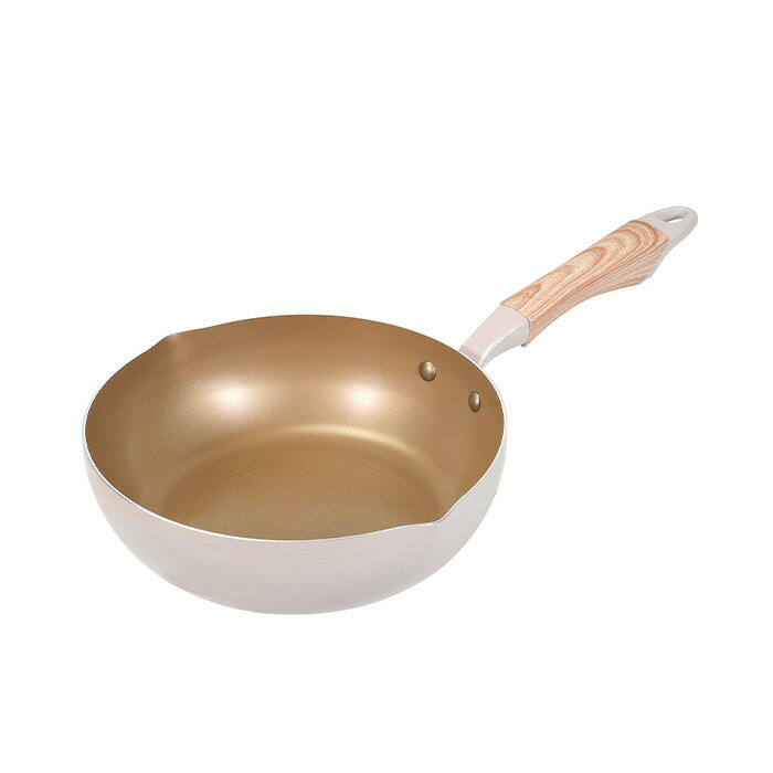 パール金属 HC-482 ロングライフスピンコート IH対応極深フライパン22cm【IH/ガス火対応/深型/煮物/金..