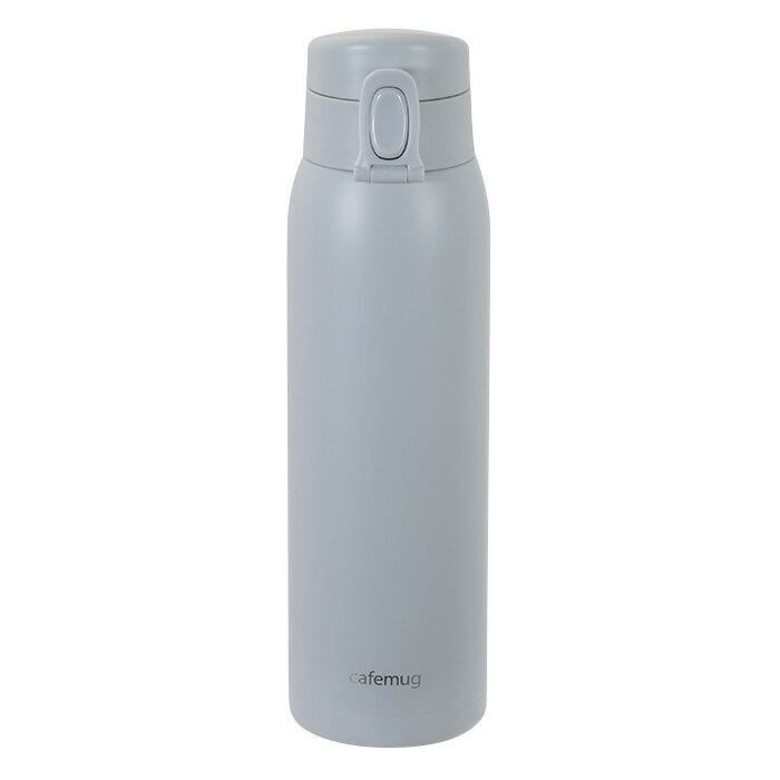 Rakuten - パール金属 HC-549 カフェマググレース 軽量ワンタッチマグ 650ml ペールグレー 【水筒 ボトル 保温 保冷 ボタン ワンタッチ ロック 機能 付き ステンレス かわいい おしゃれ コンパクト 0.65L】