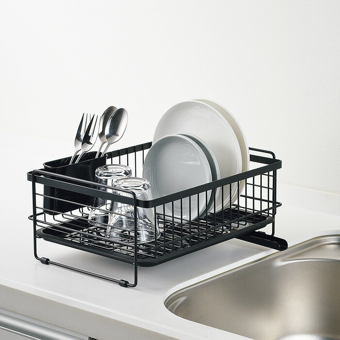 パール金属 HC-511 モデリエ 水切りバスケットレギュラー ブラック