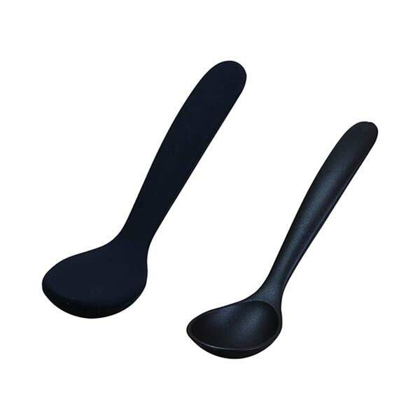 パール金属　HB-5463　ホームレーベル フードマグにぴったりスプーン(ケース付)(ブラック)