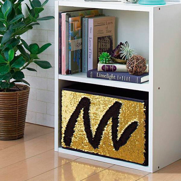 パール金属　N-7578　SPACE-KIT スパンコールインナーケース ゴールド/ブラック