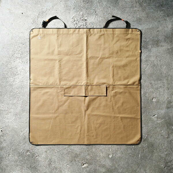 送料無料　キャプテンスタッグ　UP-1077 ビヨンドストレージ マルチリアシートカバー（カーキ）