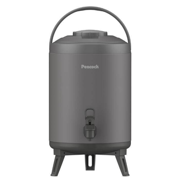 ■スポーツドリンク対応のウォータージャグ アルカリイオン水、スポーツドリンクなどにも対応！ ■スポドリOK。ステンレス製 内容器は丈夫でサビにくいステンレス鋼製。 アルカリイオン水やスポーツドリンクを入れてご使用いただけます。 ■しっかり保冷・保温 本体内部の断熱材、硬質ポリウレタンフォームにより、外気を遮断。 中のドリンクの温度を長時間キープします。 ■広口設計 約14.8cmの広口設計で、大きな氷も入れやすくなっています。 ■手前に引くだけのレバーコック式 レバーコックを手前に倒すだけで簡単に注ぐことができます。 完全に倒しきることで連続注水ができます。 ■運びやすい 持ち運びに便利なハンドル付き。 脚は折りたためるので、コンパクトに運べます。 ■コップ付き 注いで飲めるコップが2個付いています。 ■様々なシチュエーションで キャンプやお花見などのレジャー、スポーツや農作業など、様々なシーンで大活躍。 自宅での普段使いもオススメ。 冷蔵庫の開け閉めを減らせ、こまめな水分補給がしやすくなります。 ●サイズ：幅24.5×奥行27.6×36.4cm ●重量（約）：2.18kg ●容量（約）：9.5L ●材質：ステンレス鋼、プリント鋼板、ポリプロピレン、硬質ポリウレタンフォーム ●製造国：日本